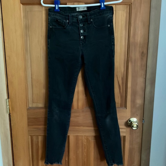 Madewell Mid Rise Skinny Stretch Denim - Picture 1 of 2